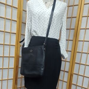 Kate Spade Black Crossbody Bag with Adjustable Strap